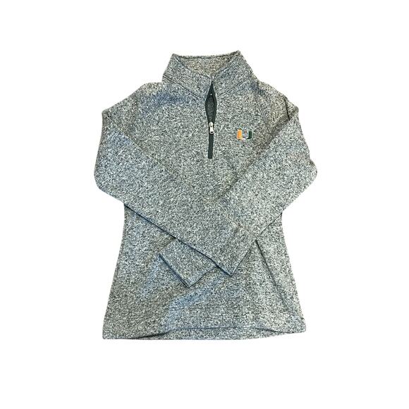 Champion University of Miami Quarter Zip Pullover – Women’s Medium - Picture 3 of 7
